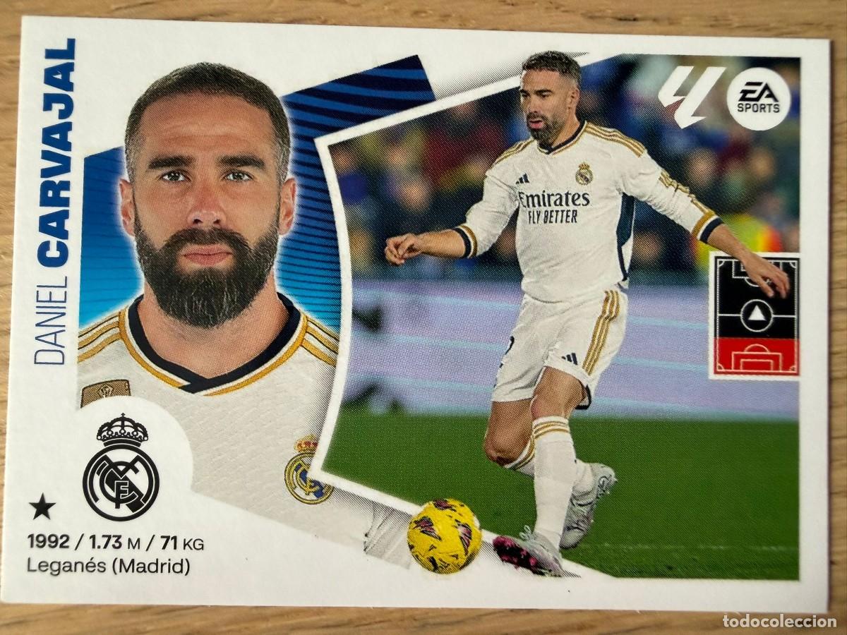 Cromos de f&uacute;tbol: 5 CARVAJAL REAL MADRID 24 25 2024 2025 LIGA EA SPORTS COLECCIONES ESTE SIN PEGAR STICKER
