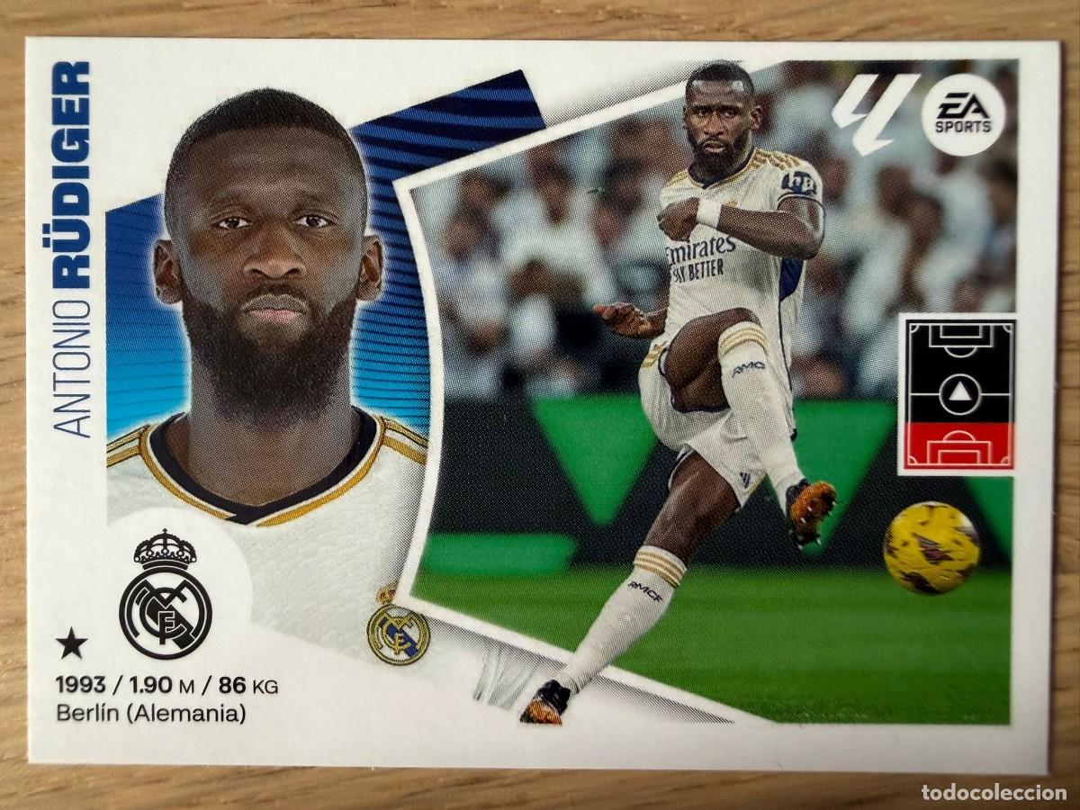 Cromos de f&uacute;tbol: 8 RUDIGER REAL MADRID 24 25 2024 2025 LIGA EA SPORTS COLECCIONES ESTE SIN PEGAR STICKER