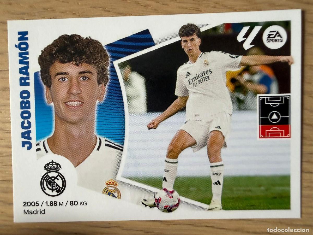 Cromos de f&uacute;tbol: 9B 9 B JACOBO RAMON REAL MADRID 24 25 2024 2025 LIGA EA SPORTS COLECCIONES ESTE SIN PEGAR STICKER