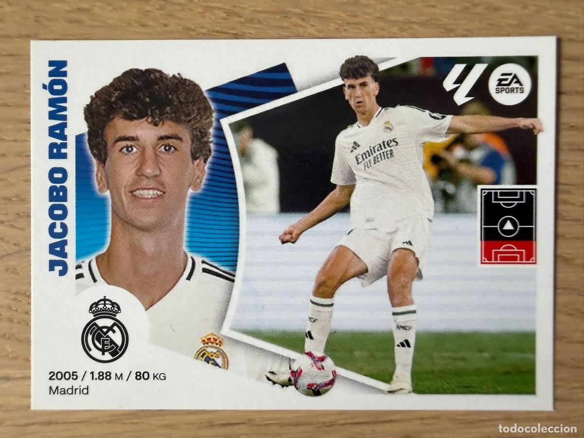 Cromos de f&uacute;tbol: 9B 9 B JACOBO RAMON REAL MADRID 24 25 2024 2025 LIGA EA SPORTS COLECCIONES ESTE SIN PEGAR STICKER