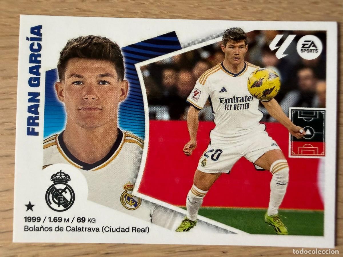Cromos de f&uacute;tbol: 10B 10 B FRAN GARCIA REAL MADRID 24 25 2024 2025 LIGA EA SPORTS COLECCIONES ESTE SIN PEGAR STICKER