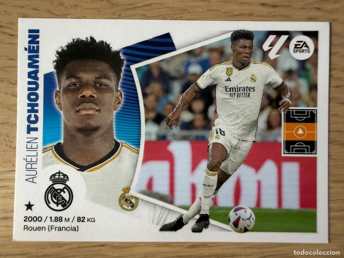 Cromos de f&uacute;tbol: 11 TCHOUAMENI REAL MADRID 24 25 2024 2025 LIGA EA SPORTS COLECCIONES ESTE SIN PEGAR STICKER