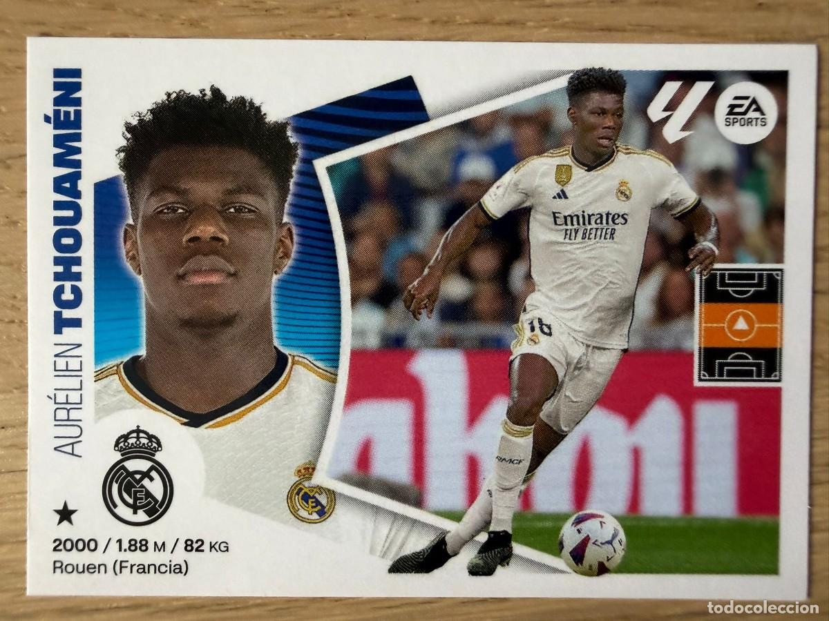 Cromos de f&uacute;tbol: 11 TCHOUAMENI REAL MADRID 24 25 2024 2025 LIGA EA SPORTS COLECCIONES ESTE SIN PEGAR STICKER