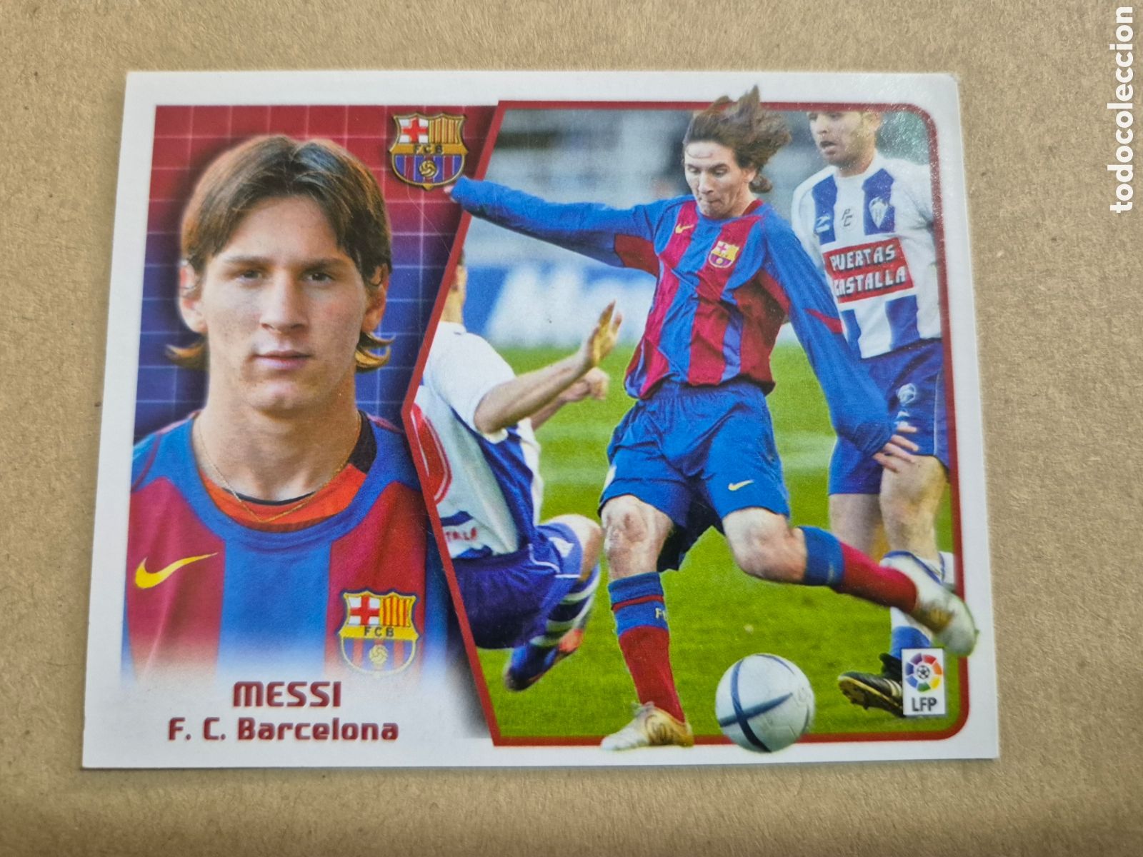 Cromos de f&uacute;tbol: MESSI 2005 2006 ESTE COMO NUEVO MINT CONDITION