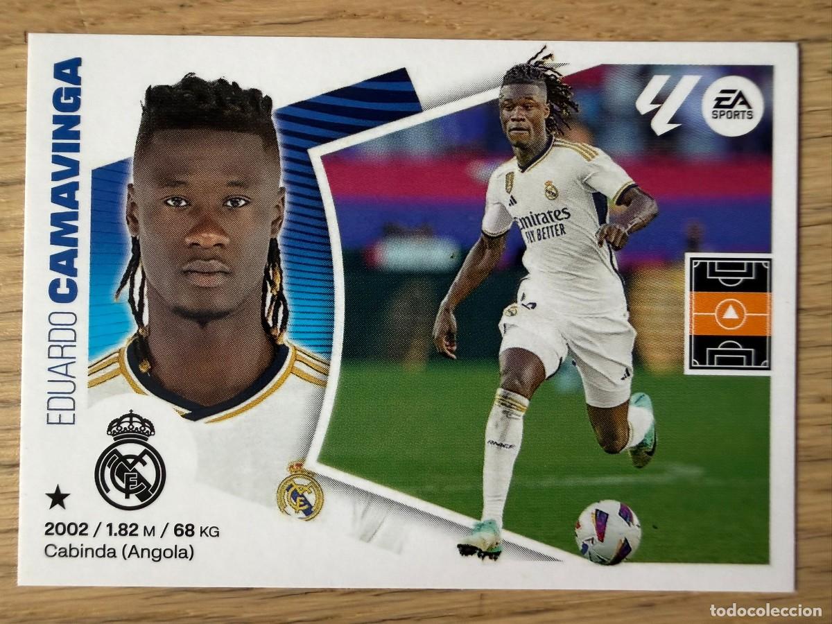 Cromos de f&uacute;tbol: 12 CAMAVINGA REAL MADRID 24 25 2024 2025 LIGA EA SPORTS COLECCIONES ESTE SIN PEGAR STICKER