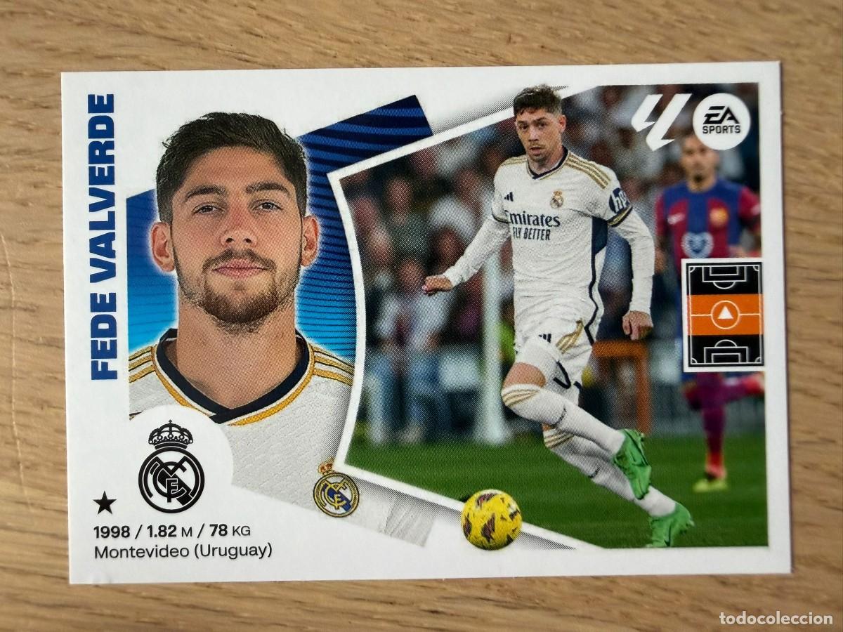 Cromos de f&uacute;tbol: 14 FEDE VALVERDE REAL MADRID 24 25 2024 2025 LIGA EA SPORTS COLECCIONES ESTE SIN PEGAR STICKER
