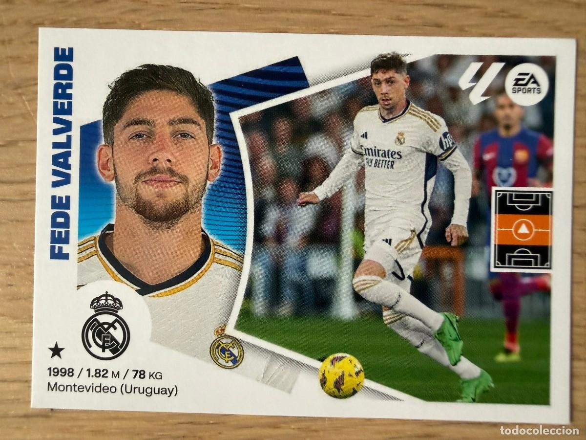Cromos de f&uacute;tbol: 14 FEDE VALVERDE REAL MADRID 24 25 2024 2025 LIGA EA SPORTS COLECCIONES ESTE SIN PEGAR STICKER