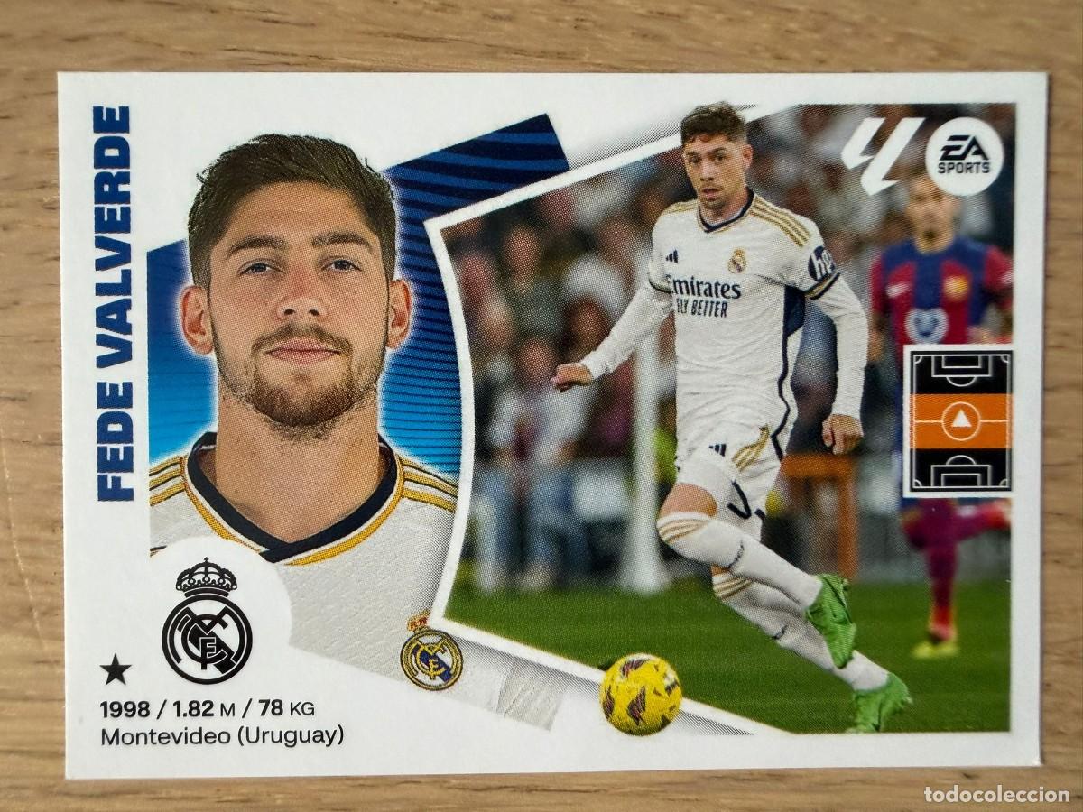 Cromos de f&uacute;tbol: 14 FEDE VALVERDE REAL MADRID 24 25 2024 2025 LIGA EA SPORTS COLECCIONES ESTE SIN PEGAR STICKER