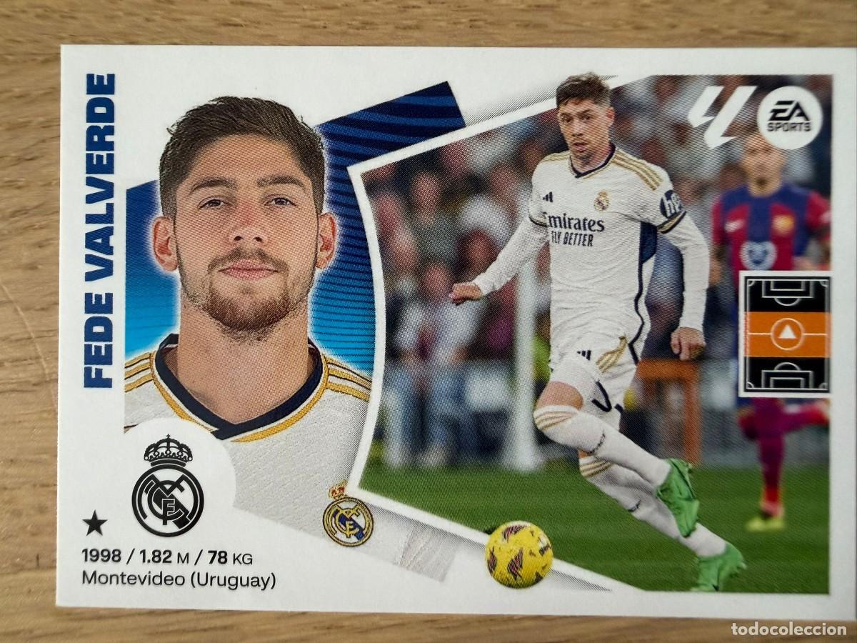 Cromos de f&uacute;tbol: 14 FEDE VALVERDE REAL MADRID 24 25 2024 2025 LIGA EA SPORTS COLECCIONES ESTE SIN PEGAR STICKER