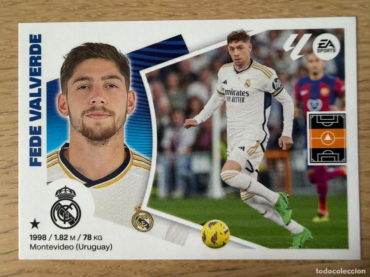 Cromos de f&uacute;tbol: 14 FEDE VALVERDE REAL MADRID 24 25 2024 2025 LIGA EA SPORTS COLECCIONES ESTE SIN PEGAR STICKER