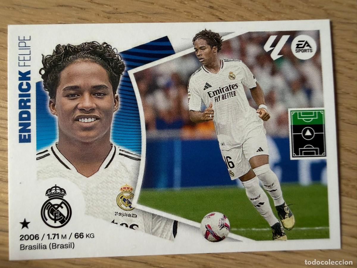 Cromos de f&uacute;tbol: 17 ENDRICK REAL MADRID 24 25 2024 2025 LIGA EA SPORTS COLECCIONES ESTE SIN PEGAR STICKER
