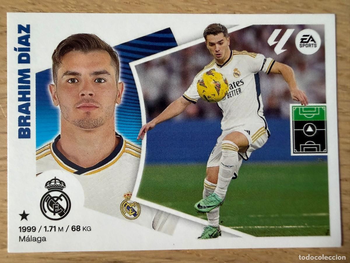 Cromos de f&uacute;tbol: 18 BRAHIM DIAZ REAL MADRID 24 25 2024 2025 LIGA EA SPORTS COLECCIONES ESTE SIN PEGAR STICKER