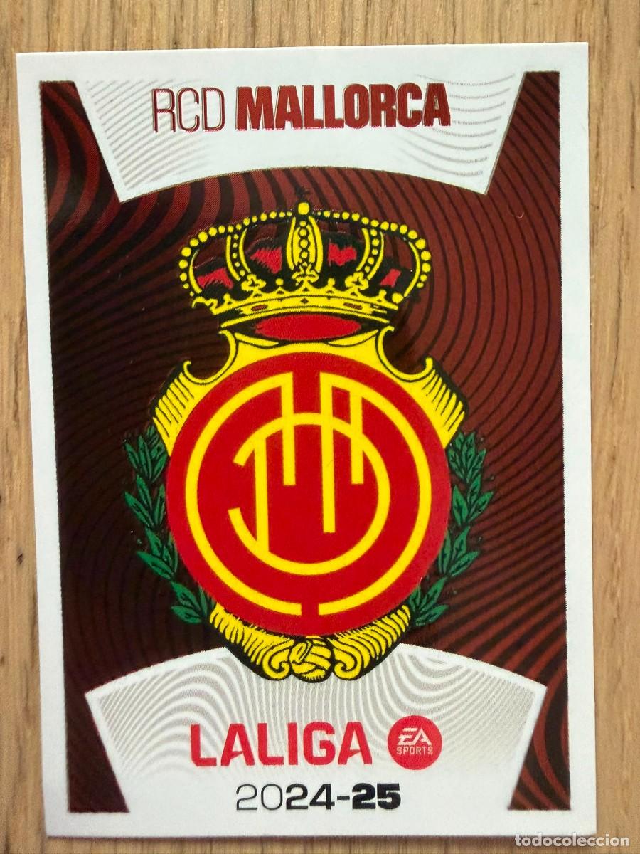 Cromos de f&uacute;tbol: 1 ESCUDO MALLORCA 24 25 2024 2025 LIGA EA SPORTS COLECCIONES ESTE SIN PEGAR STICKER