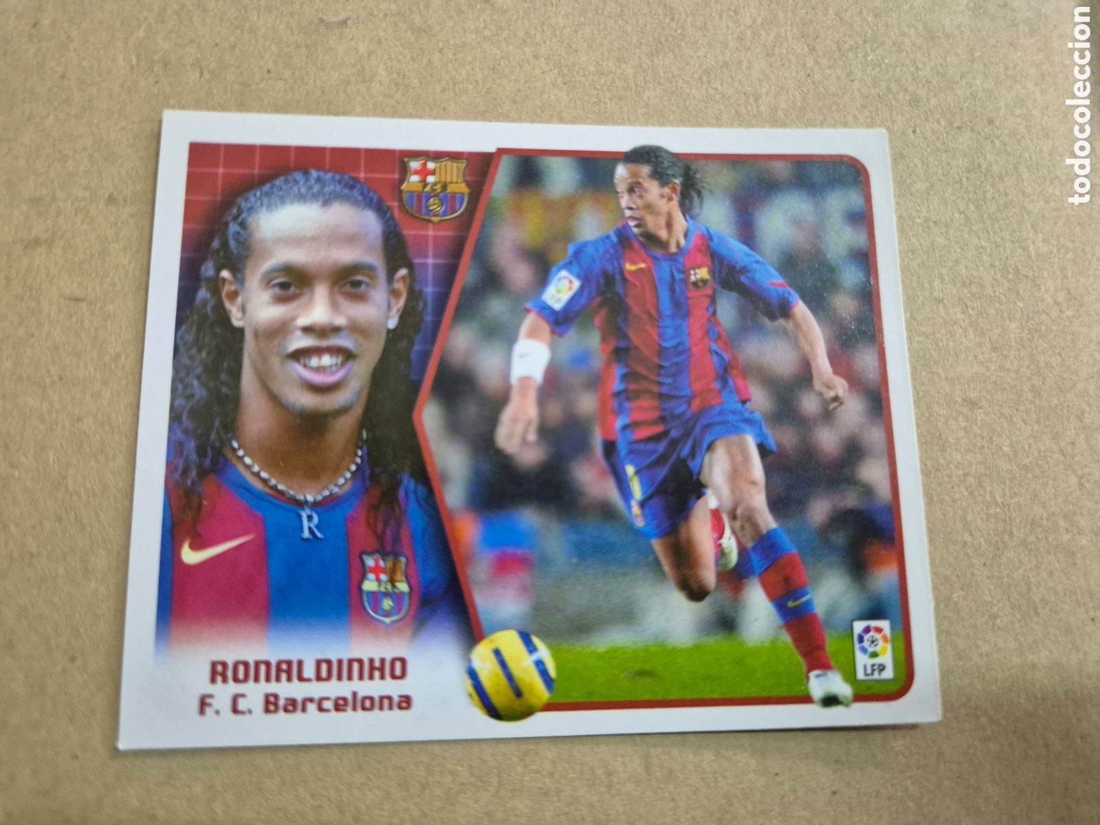 Cromos de f&uacute;tbol: RONALDINHO 2005 2006 ESTE COMO NUEVO MINT CONDITION