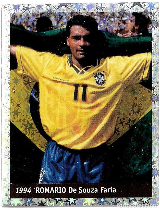Cromos de Futebol: Romario De Souza Faria - Brasil - World Cup France '98 n&ordm;17 - DS Sticker Collections (1998)