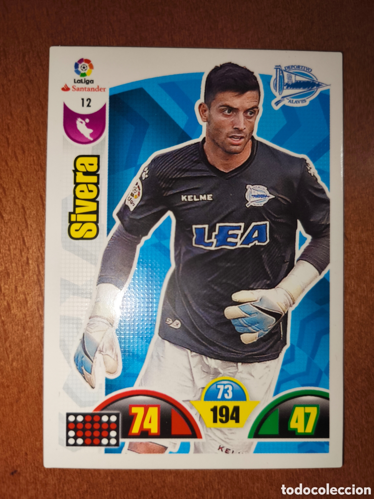 Cromos de Futebol: Sivera n&deg;12 Adrenalyn XL 17/18 Deportivo Alav&eacute;s
