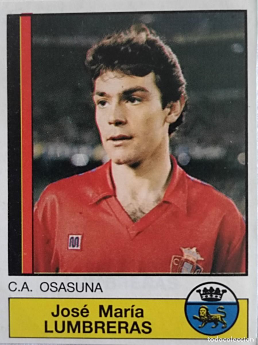 Cromos de f&uacute;tbol: #199 LUMBRERAS (C.A. OSASUNA) FUTBOL 87 PANINI