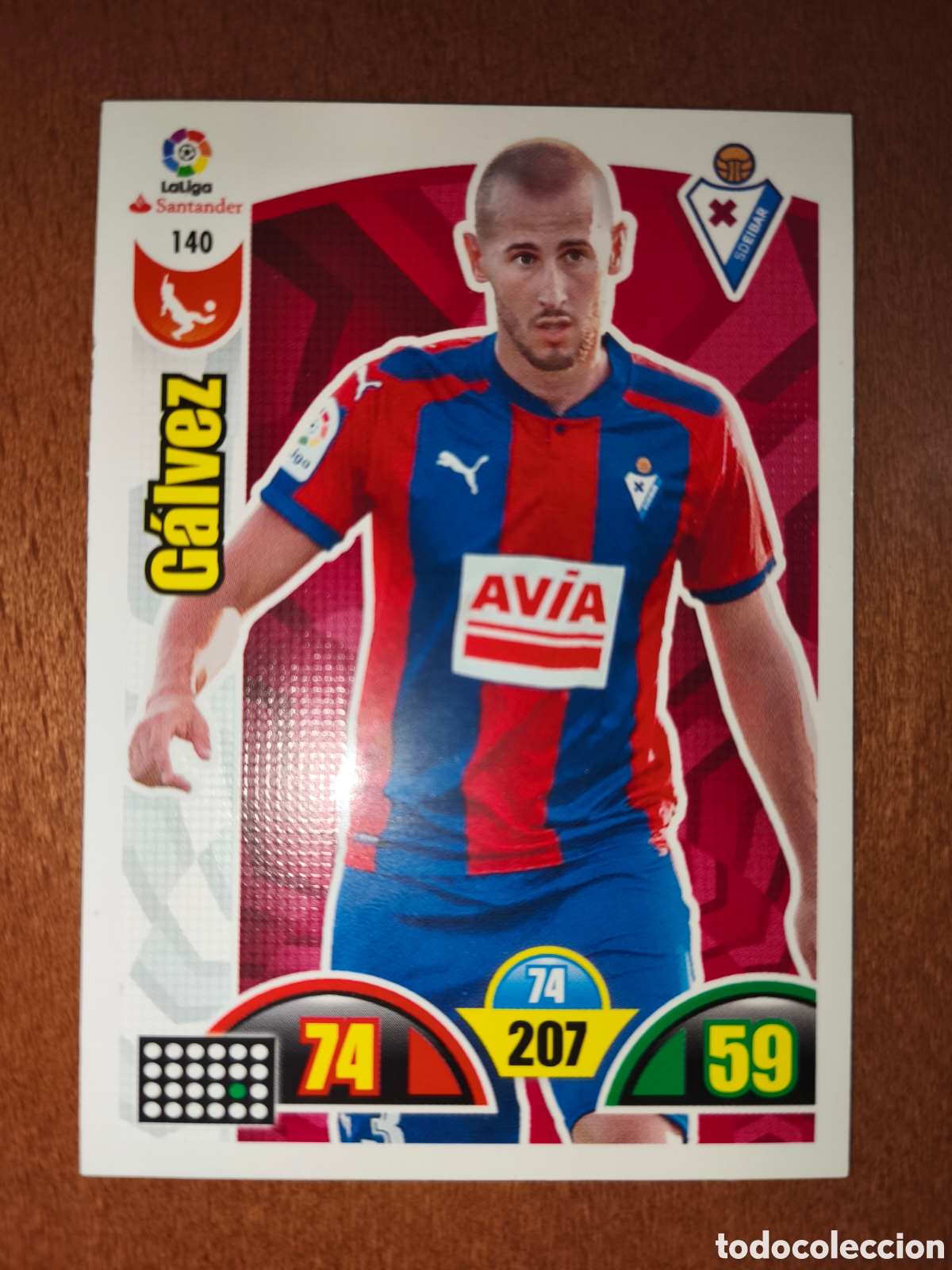 Cromos de f&uacute;tbol: G&aacute;lvez n&deg;140 Adrenalyn XL 17/18 Eibar