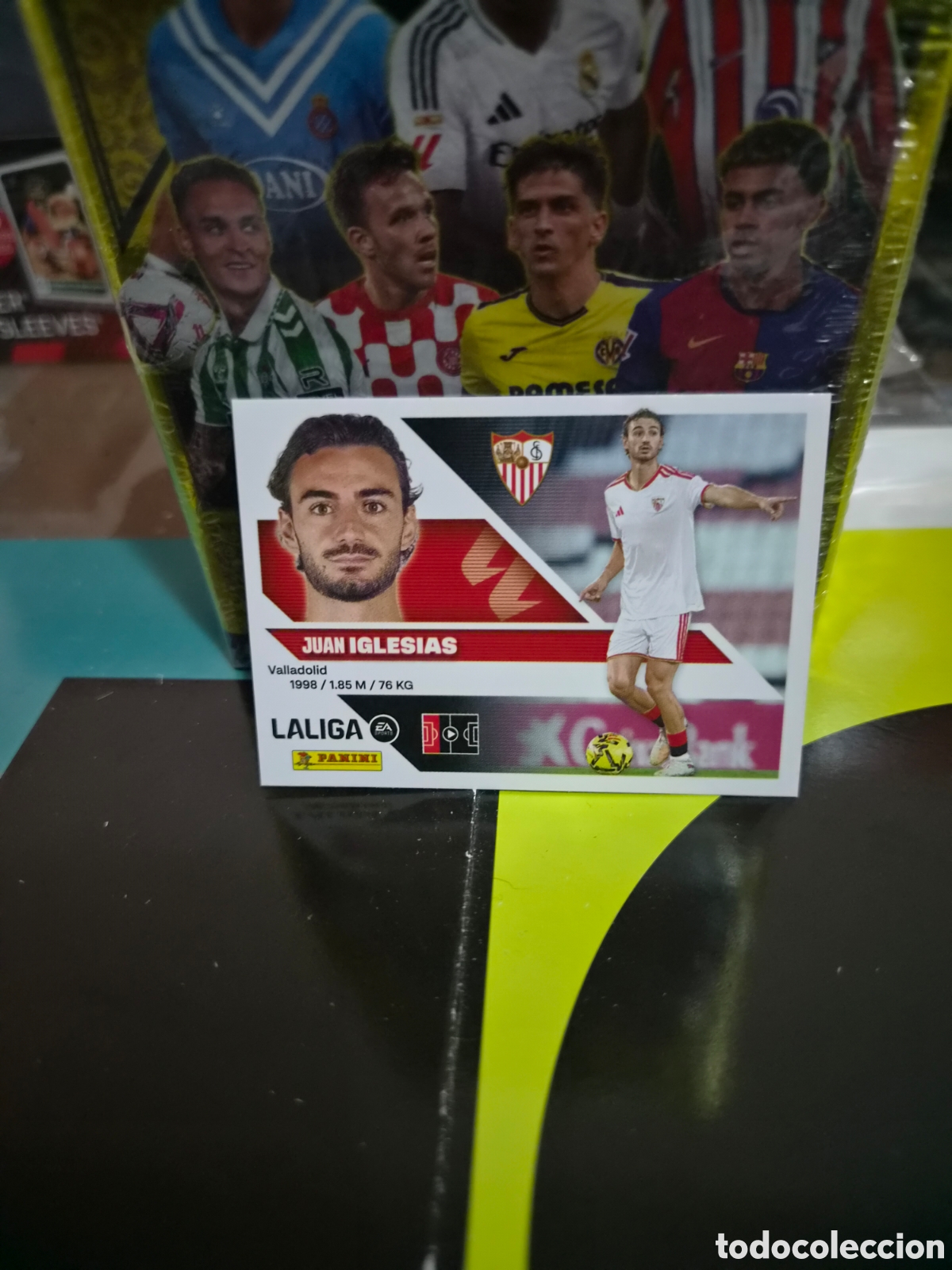Cromos de f&uacute;tbol: N&deg;6Bis Sevilla Iglesias Liga Este 26/27