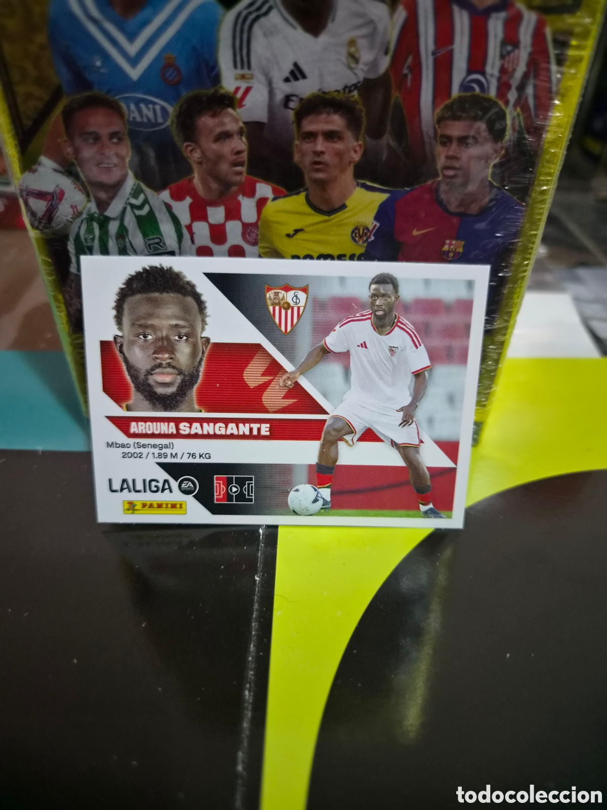 Cromos de f&uacute;tbol: N&deg;17 Fichaje Sangante Liga Este 26/27