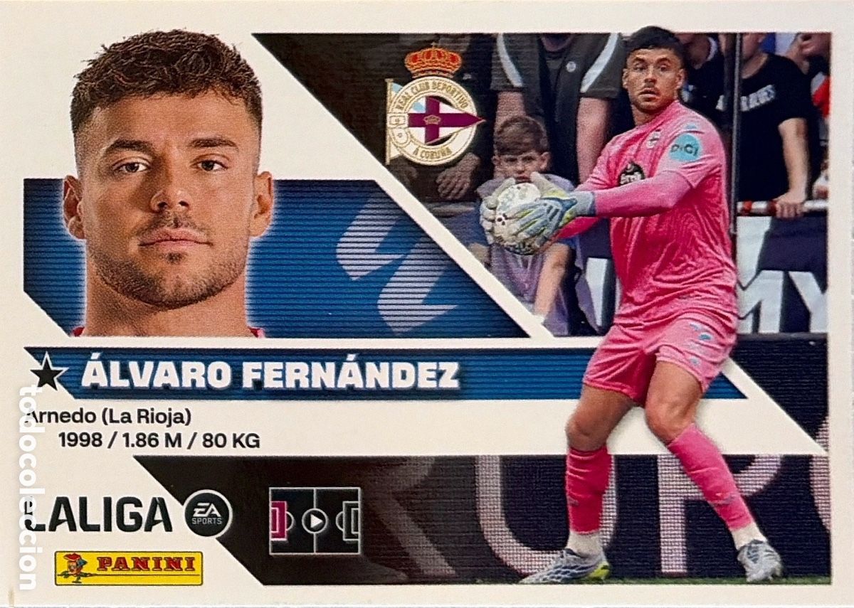 Cromos de f&uacute;tbol: 3.- &Aacute;lvaro Fern&aacute;ndez (DEPORTIVO CORU&Ntilde;A) - COLECCIONES ESTE 2026/27 (PANINI)