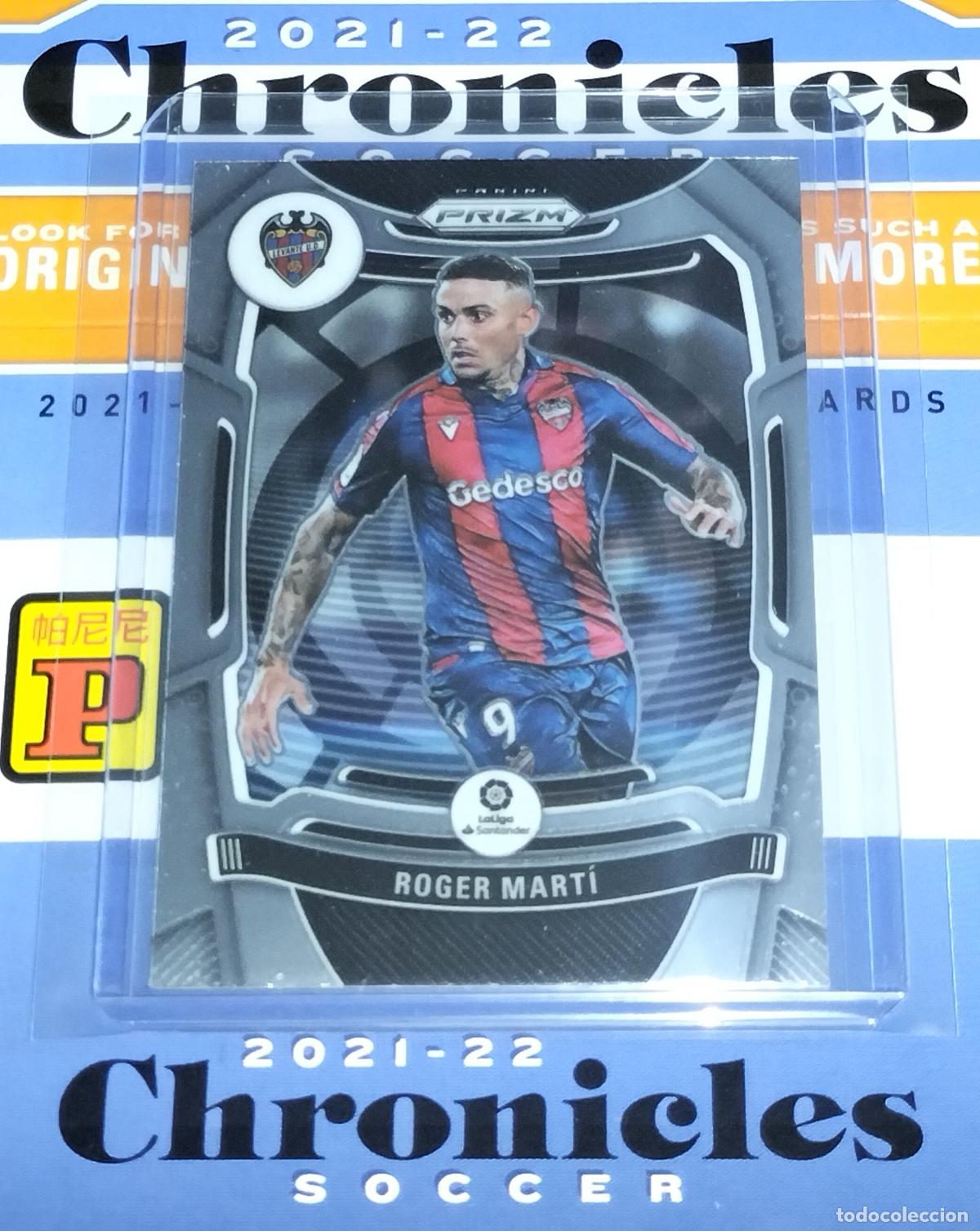Cromos de f&uacute;tbol: N&ordm; 210 ROGER MART&Iacute; LEVANTE CARD CHRONICLES PRIZM LA LIGA SOCCER 2021 2022 21 22 PANINI