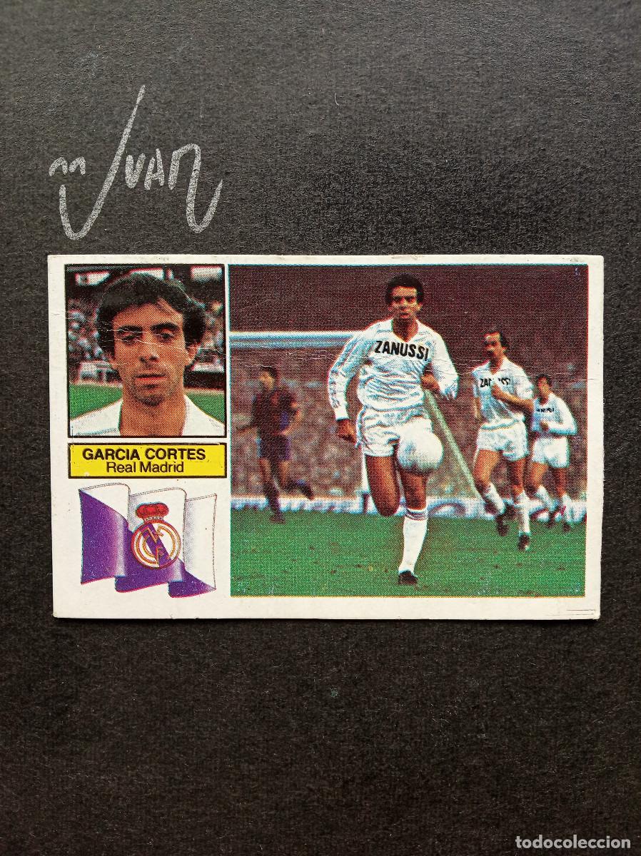 Cromos de f&uacute;tbol: GARCIA CORTES REAL MADRID ZANUSSI ⚽ EDICIONES ESTE &reg; 1982 1983 LIGA FUTBOL 82 83 DESPEGADO