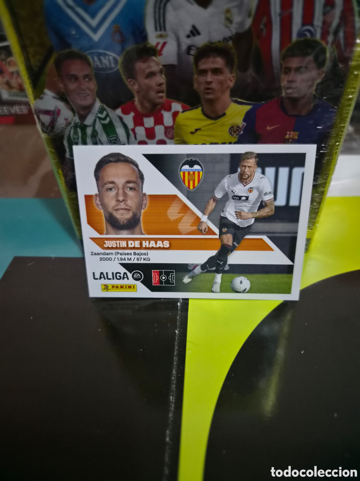 Cromos de f&uacute;tbol: N&deg;9 Fichaje De Haas Liga Este 26/27