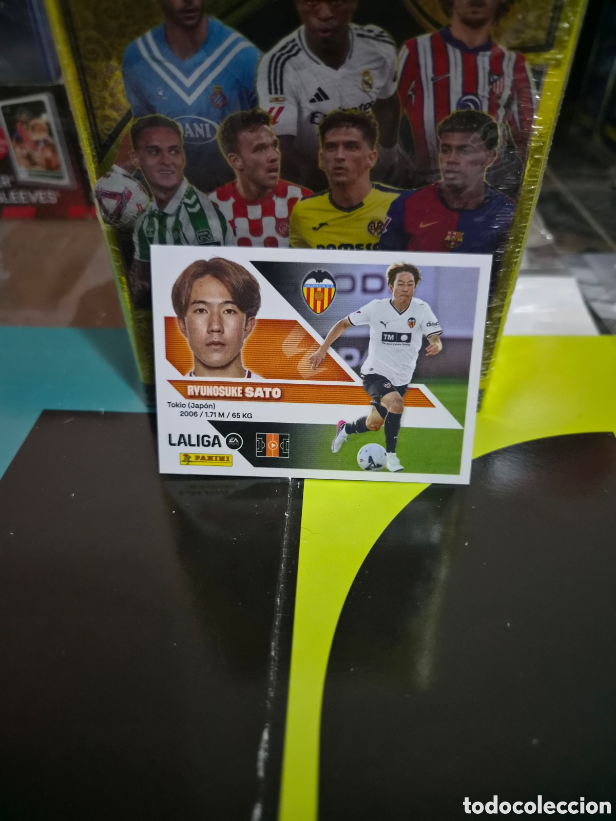 Cromos de f&uacute;tbol: N&deg;14 Fichaje Sato Liga Este 26/27