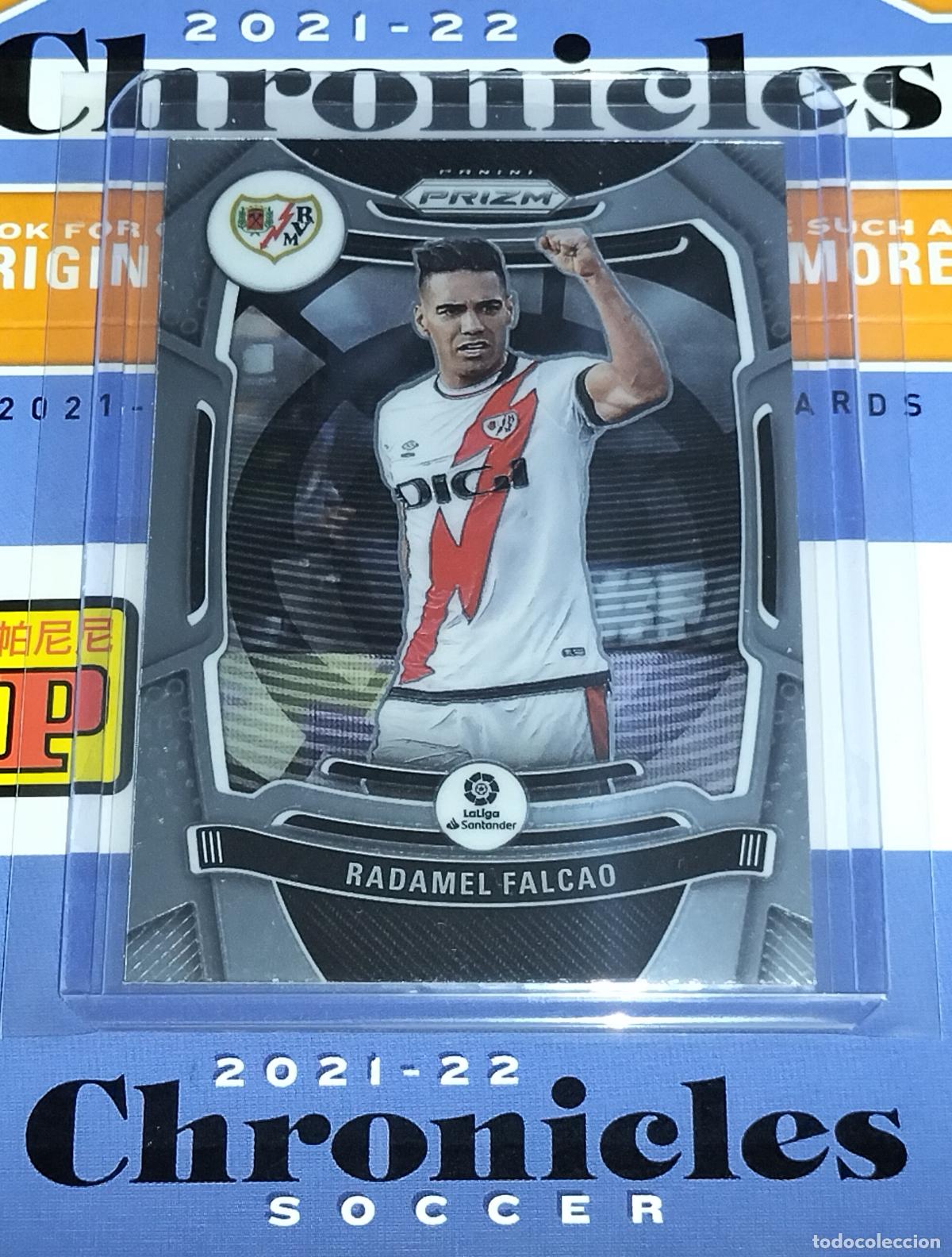 Cromos de f&uacute;tbol: N&ordm; 212 RADAMEL FALCAO RAYO VALLECANO CARD CHRONICLES PRIZM LA LIGA SOCCER 2021 2022 21 22 PANINI