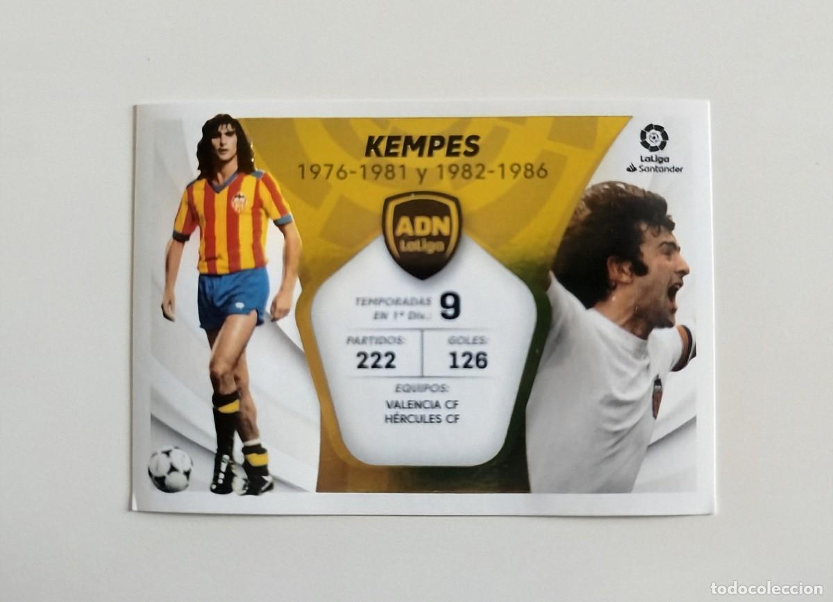 Fu&szlig;ball-Sticker: Kempes ADN LA LIGA 17 SIN PEGAR Valencia CF Liga Ediciones Este 21 22 / 2021 2022