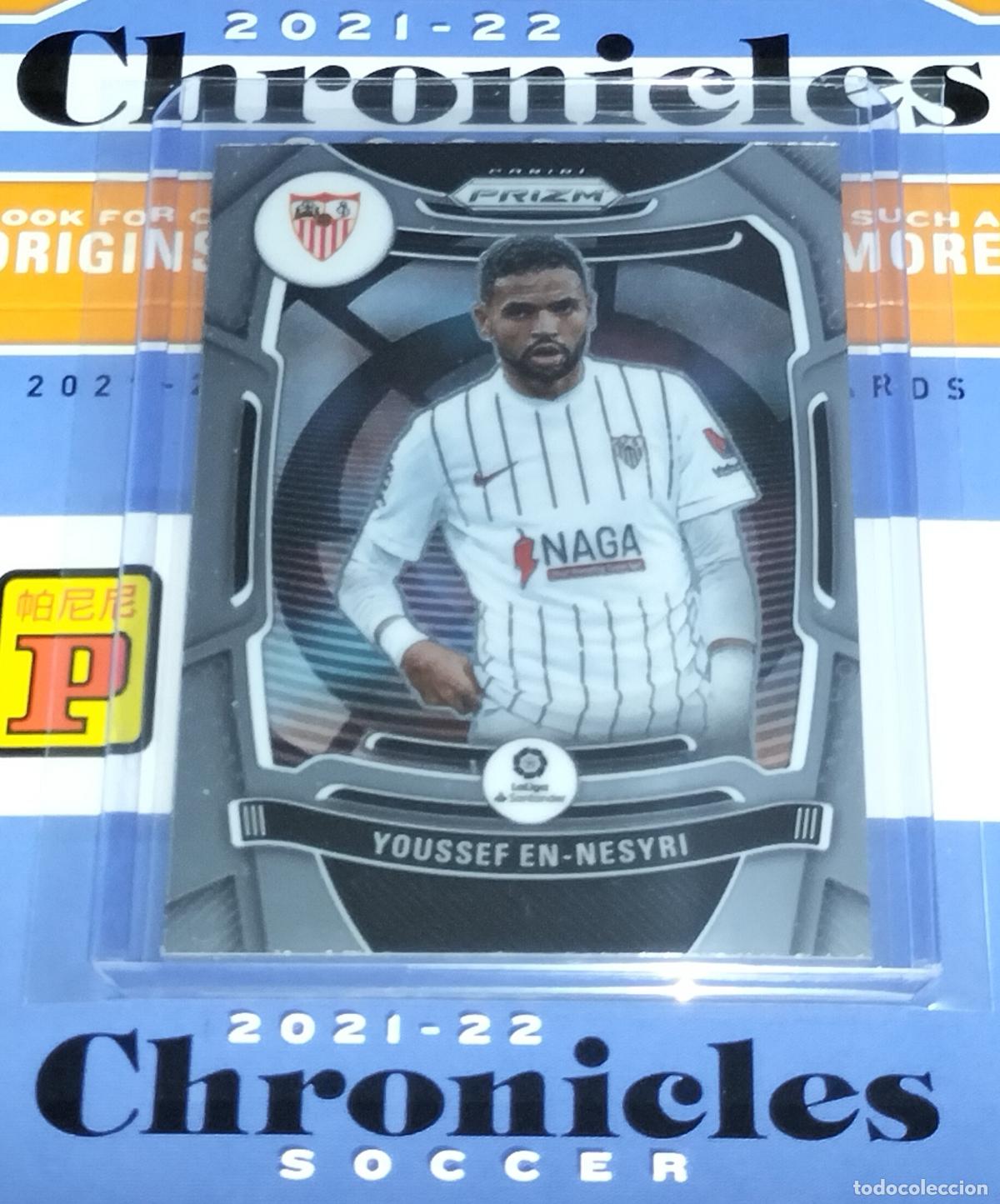 Cromos de f&uacute;tbol: N&ordm; 220 YOUSSEF EN-NESYRI SEVILLA CARD CHRONICLES PRIZM LA LIGA SOCCER 2021 2022 21 22 PANINI