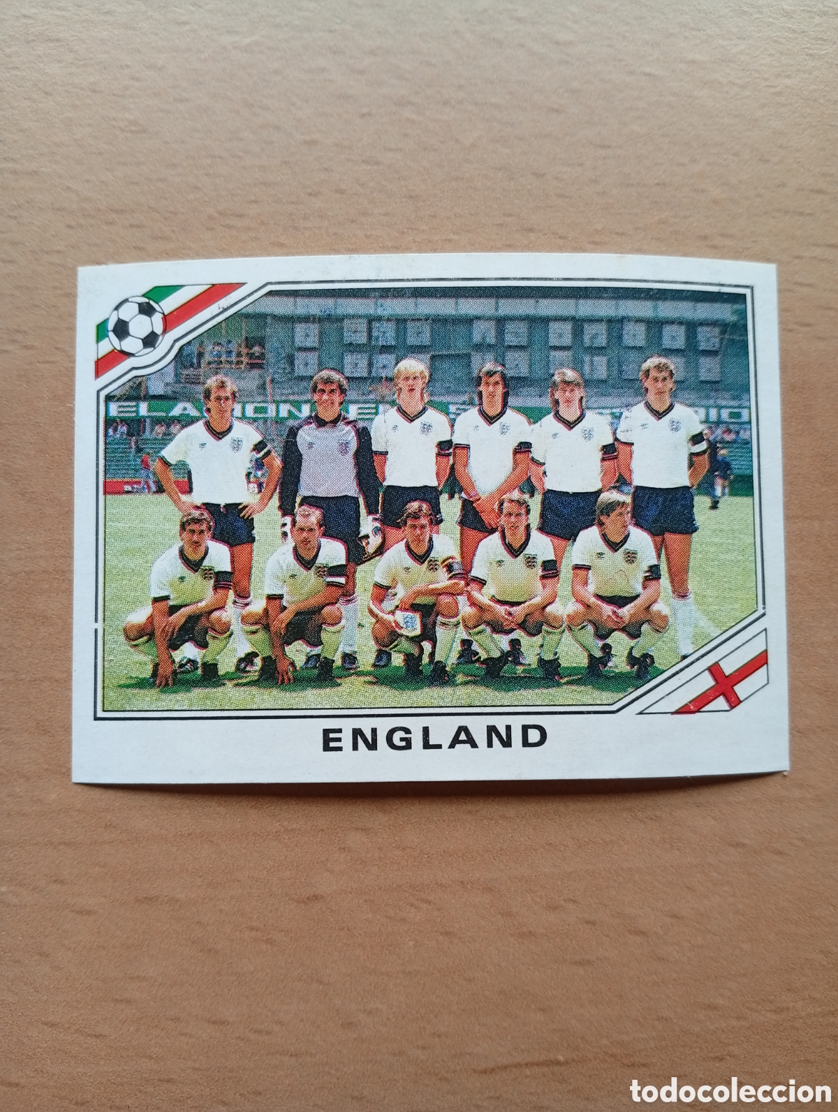 Cromos de f&uacute;tbol: 1986 MEXICO 86 - N&ordm; 401 EQUIPO - INGLATERRA - PANINI