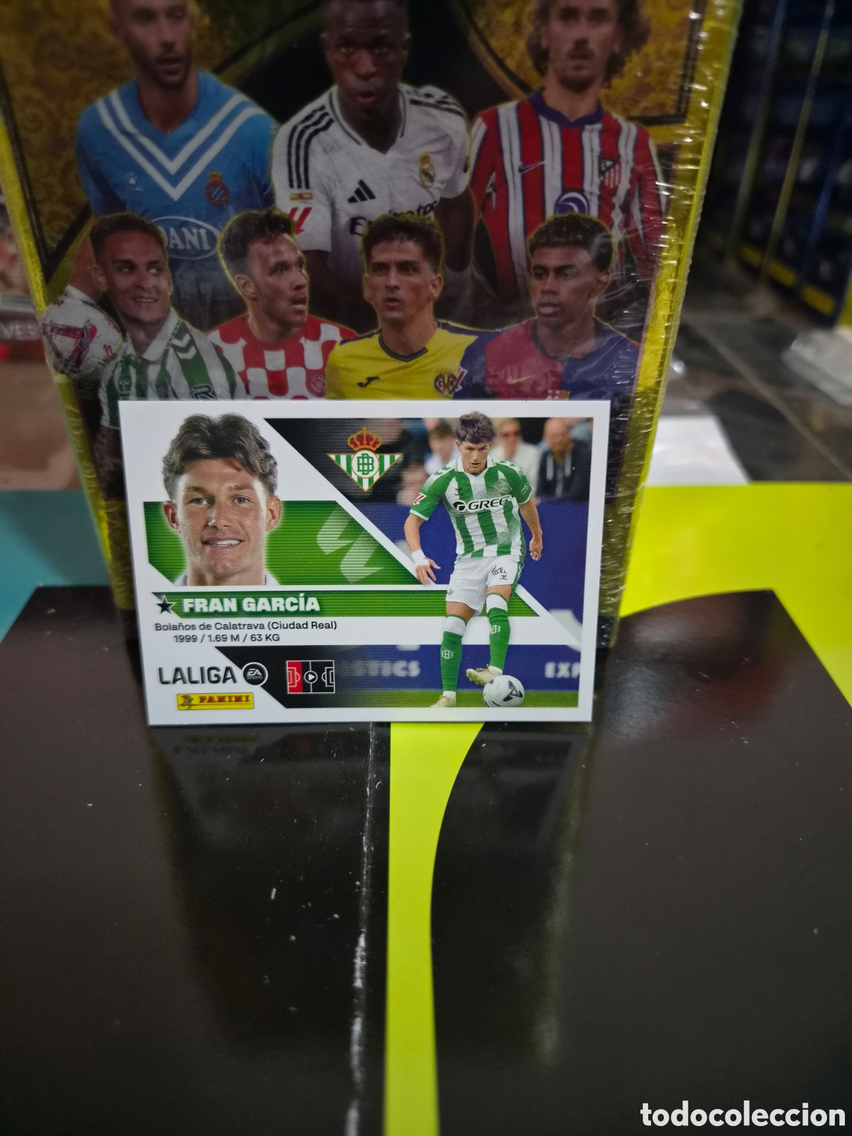 Cromos de f&uacute;tbol: N&deg;6 Fichaje Fran Garcia Liga Este 26/27