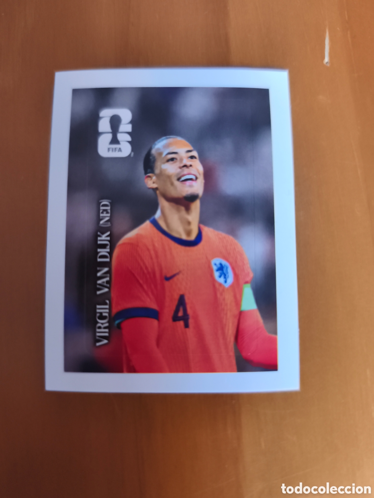 Football Stickers: CROMO PANINI COCA COLA MUNDIAL 2026. VIRGIL VAN DIJK. PA&Iacute;SES BAJOS. CC6