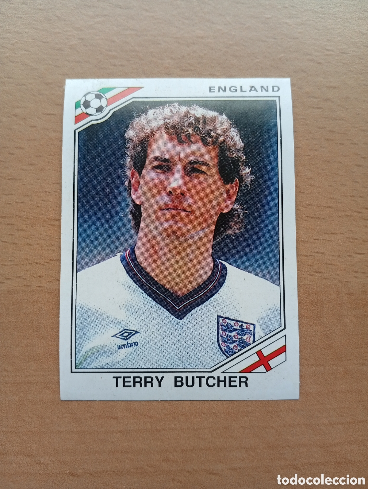 Cartes &agrave; collectionner de Football: 1986 MEXICO 86 - N&ordm; 404 TERRY BUTCHER - INGLATERRA - PANINI