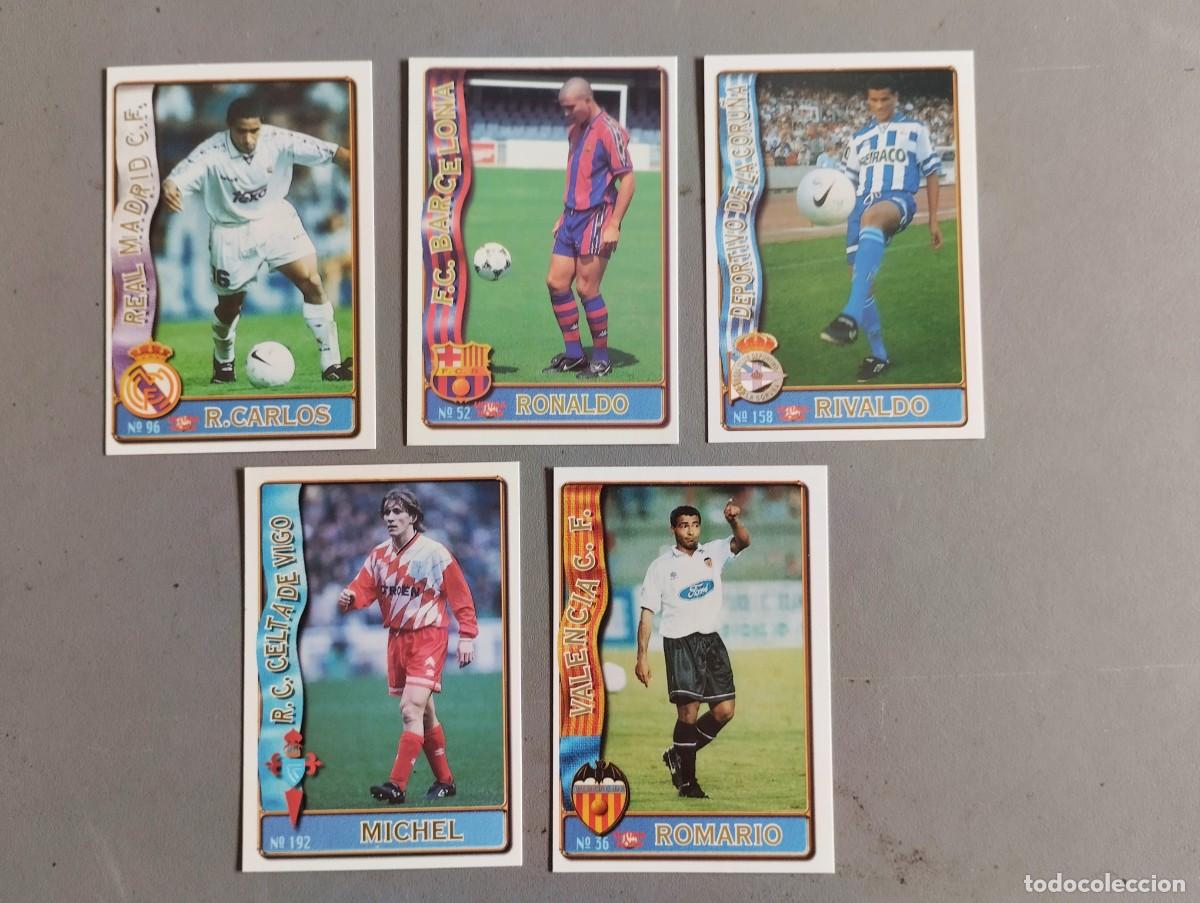 Fu&szlig;ball-Sticker: Fichas de la Liga 96/97 lote de 6 ultima hora y baja