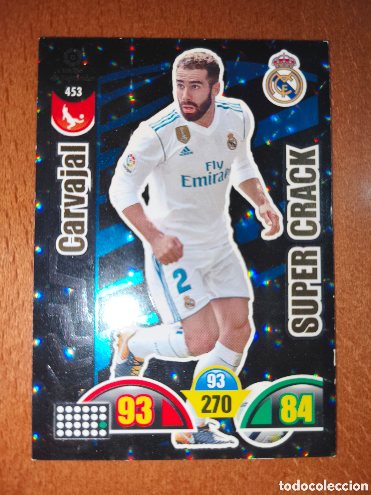 Cartes &agrave; collectionner de Football: Carvajal n&deg;453 SUPER CRACK Adrenalyn XL 17/18 Real Madrid