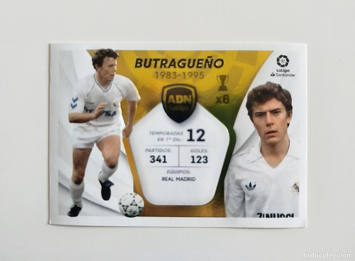 Cromos de f&uacute;tbol: Butrague&ntilde;o ADN LA LIGA 4 SIN PEGAR Real Madrid CFLiga Ediciones Este 21 22 / 2021 2022