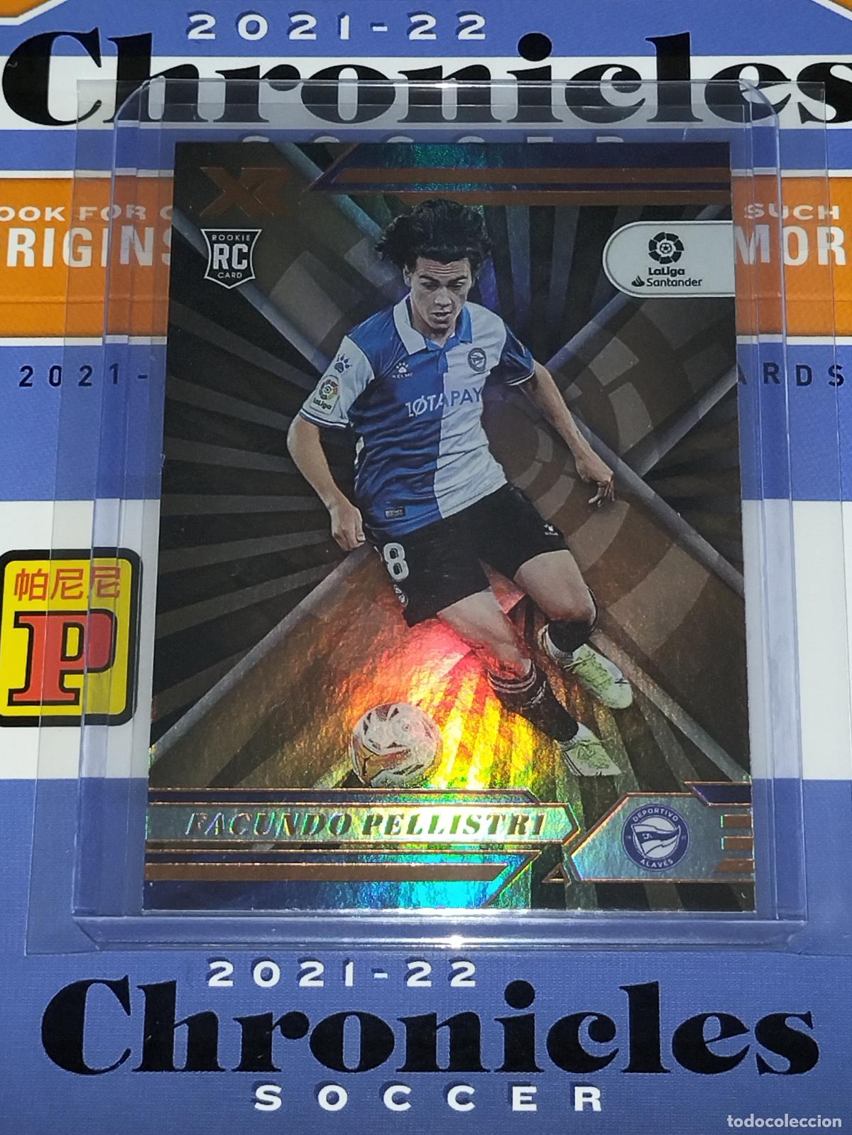 Cromos de f&uacute;tbol: N&ordm; 109 FACUNDO PELLISTRI RC ROOKIE ALAV&Eacute;S CARD CHRONICLES XR LA LIGA SOCCER 2021 2022 21 22 PANINI
