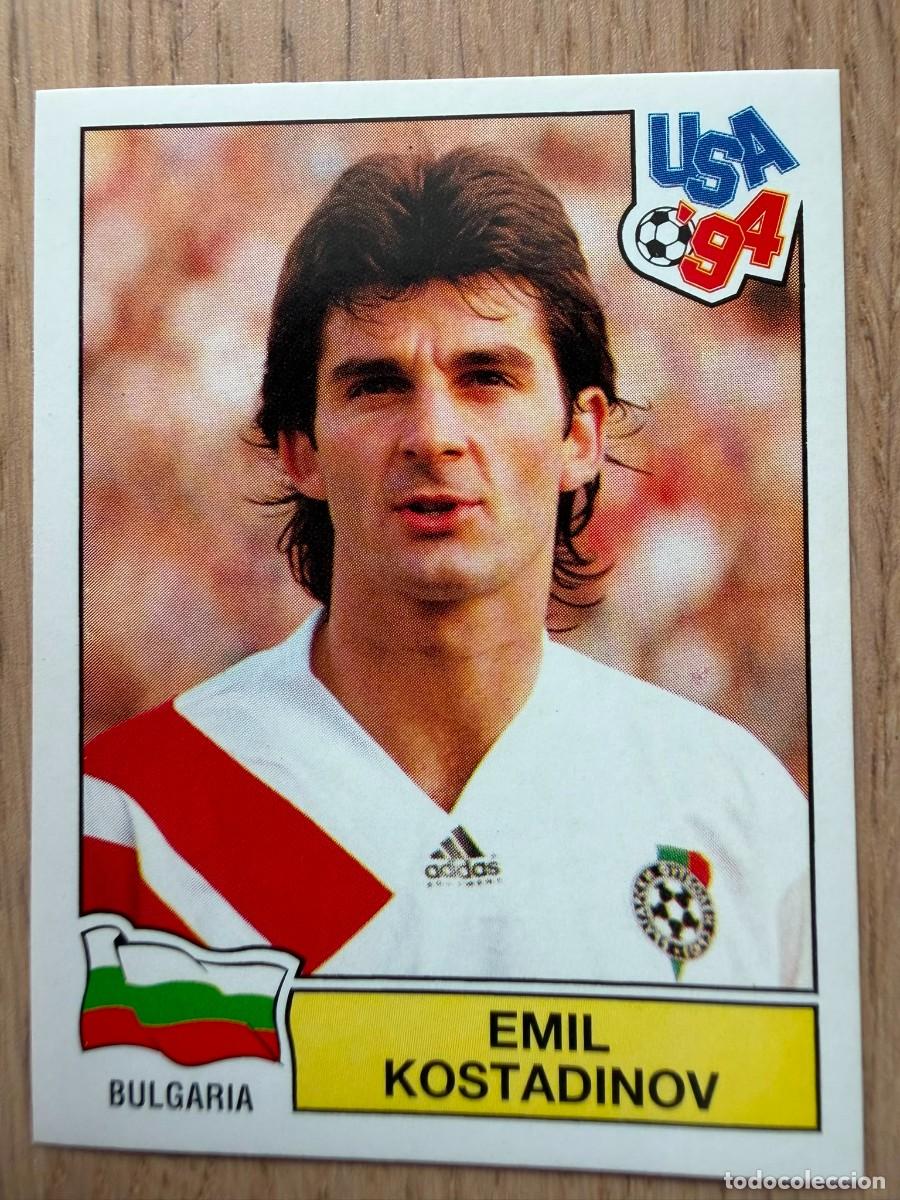 Cromos de f&uacute;tbol: 297 EMIL KOSTADINOV BULGARIA MUNDIAL EEUU USA 1994 94 PANINI NUNCA PEGADO SIN PEGAR