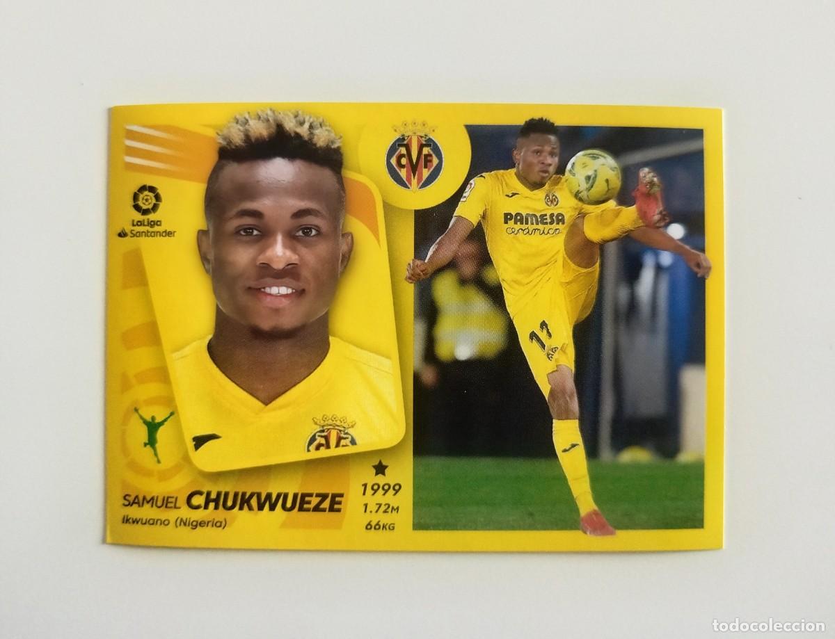 Cartes &agrave; collectionner de Football: Chukwueze 20A SIN PEGAR NUNCA PEGADO Villarreal CF Liga Ediciones Este 21 22 / 2021 2022