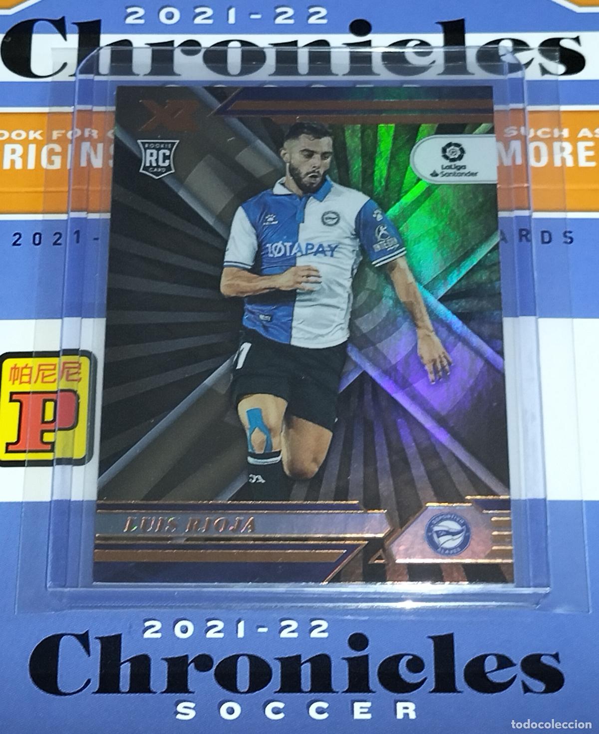 Cromos de Futebol: N&ordm; 110 LUIS RIOJA RC ROOKIE ALAV&Eacute;S CARD CHRONICLES XR LA LIGA SOCCER 2021 2022 21 22 PANINI