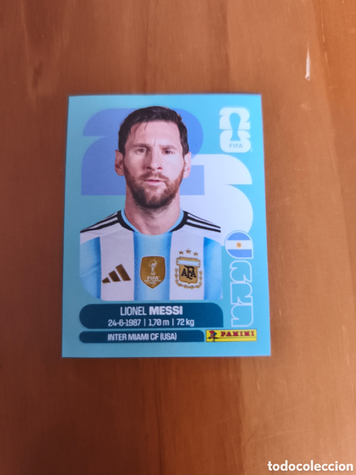 Figurine di Calcio: CROMO LIONEL MESSI. ARGENTINA. MUNDIAL 2026. PANINI