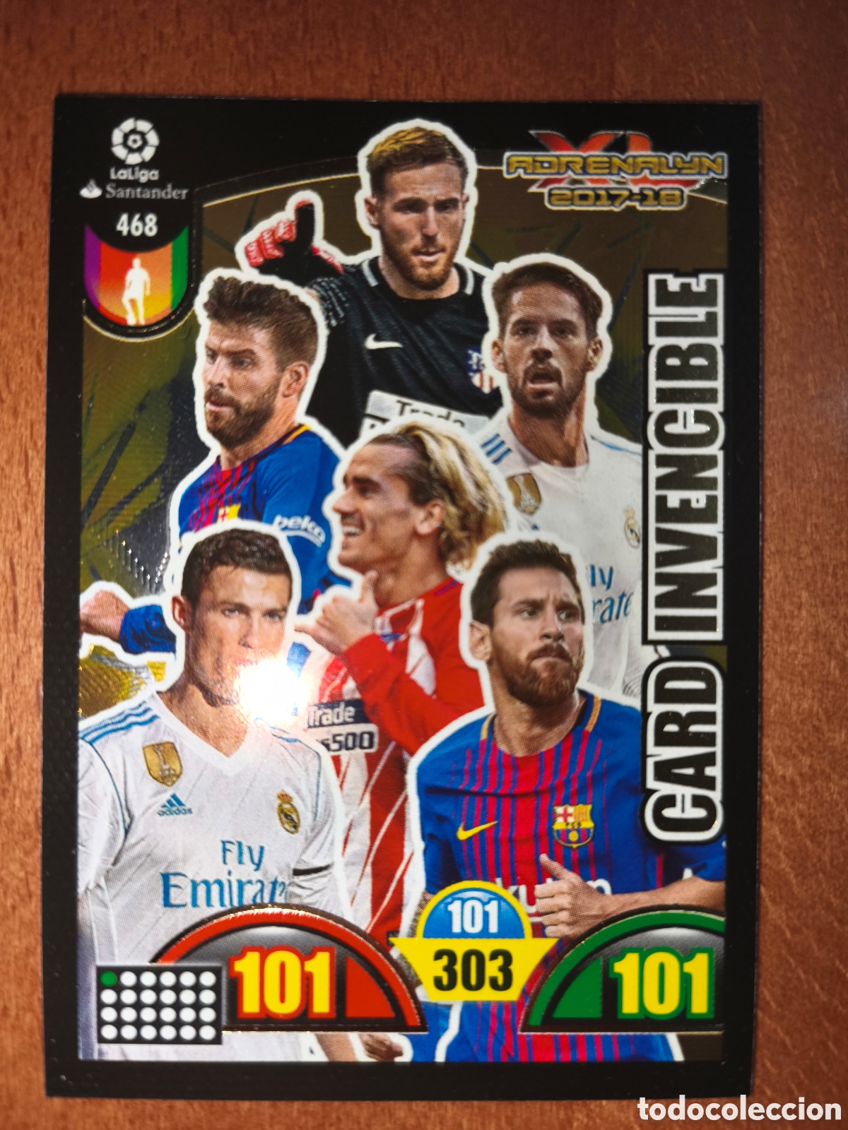 Cromos de Futebol: Card Invencible n&deg;468 Adrenalyn XL 17/18