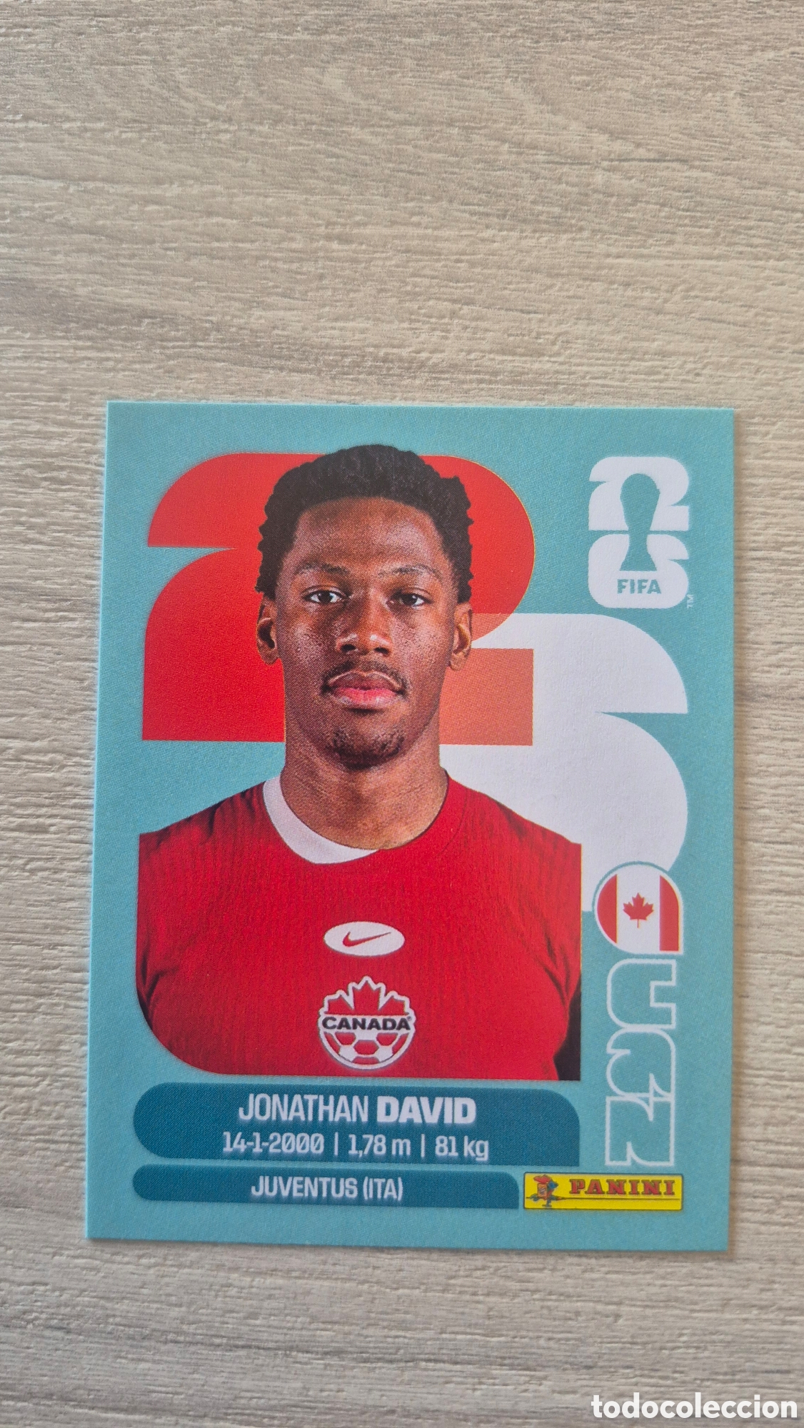 Cartes &agrave; collectionner de Football: CAN20 David FIFA World Cup 2026