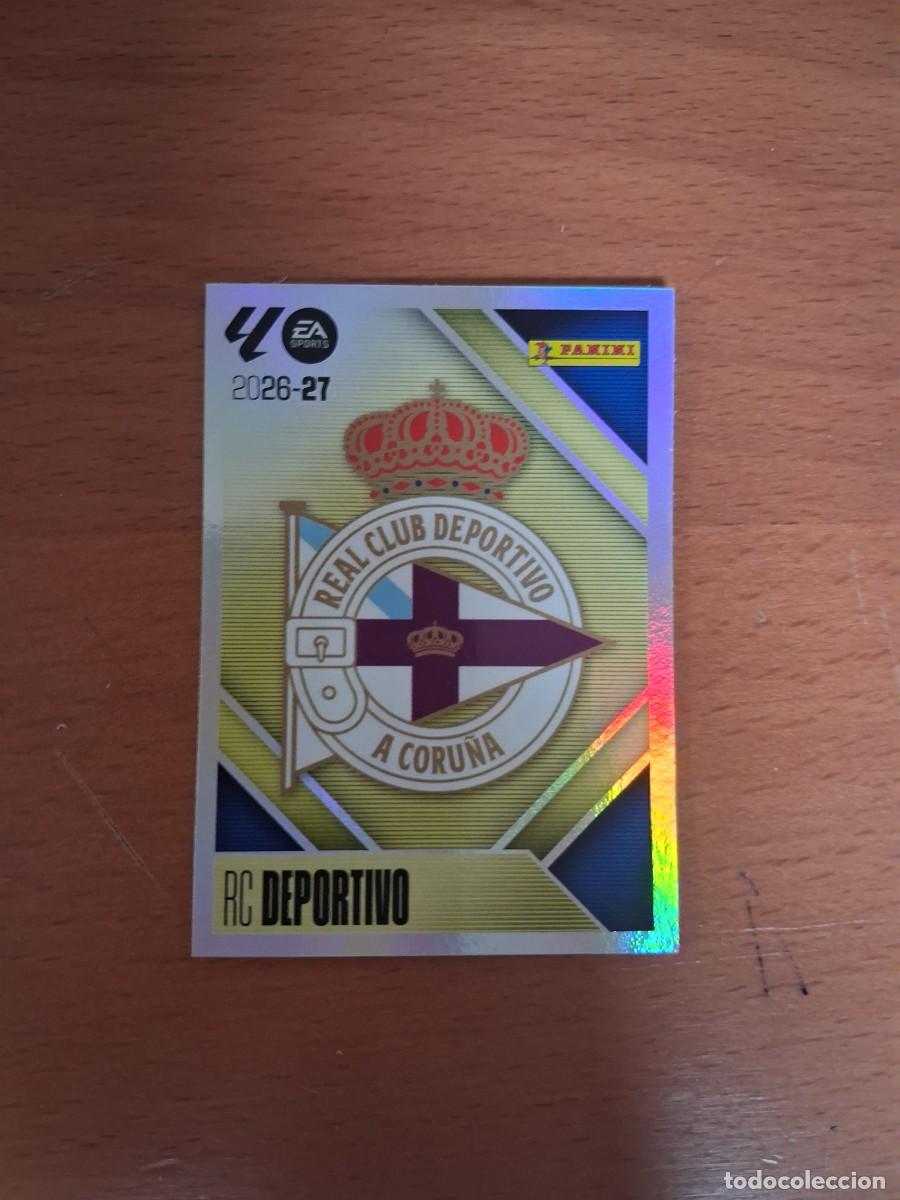 Cromos de f&uacute;tbol: Ediciones Este 2026 2027 26 27 RC Deportivo 1 Escudo