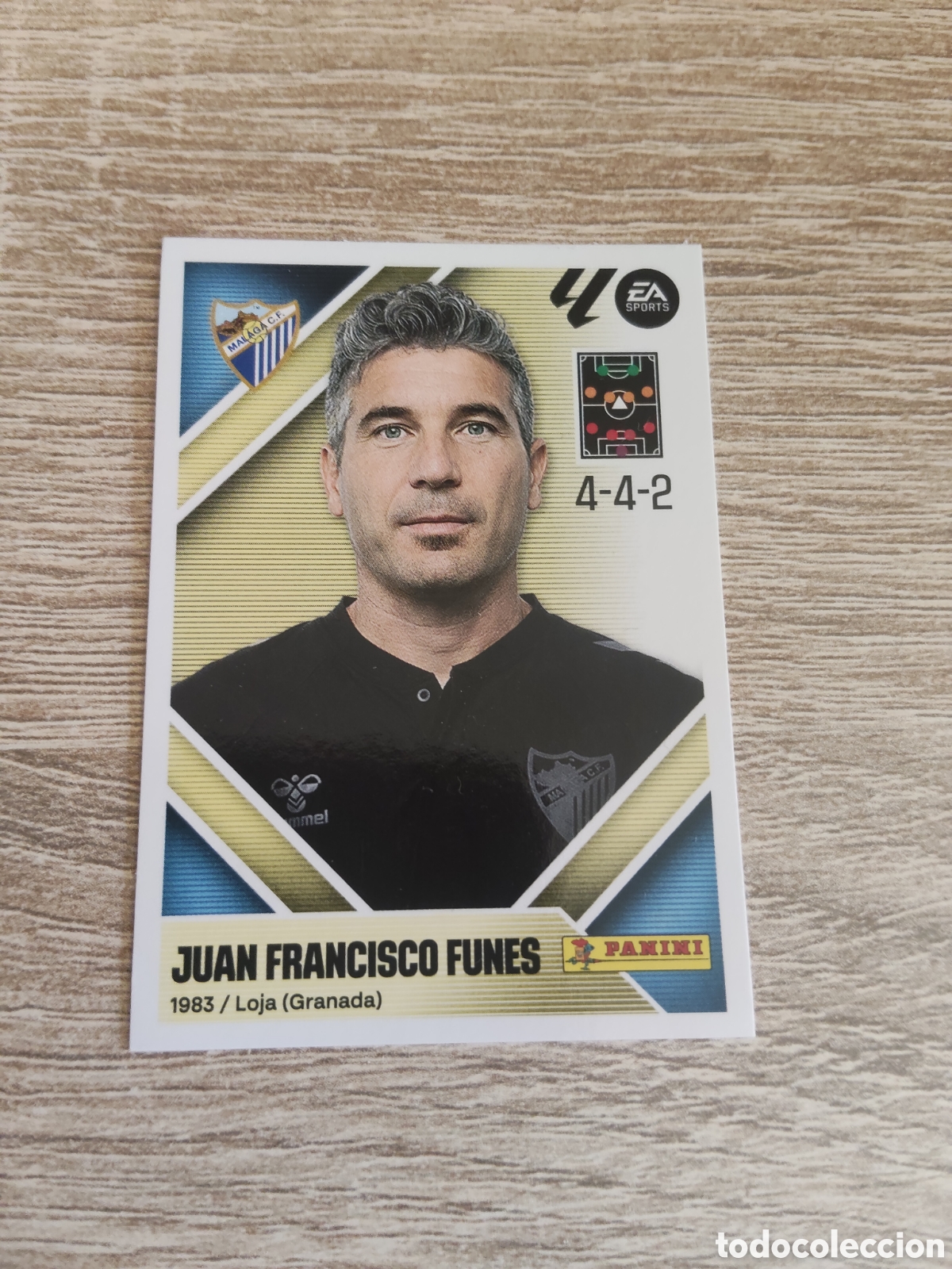 Cromos de f&uacute;tbol: Juan Francisco Funes M&aacute;laga liga 2026 2027 26 27 ediciones este