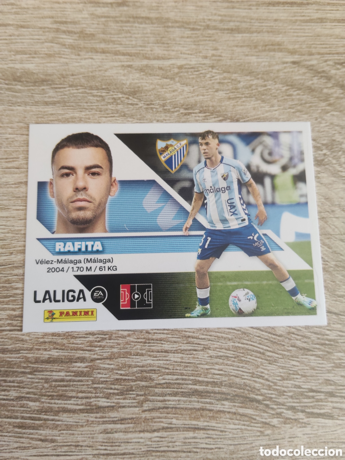 Cromos de f&uacute;tbol: Rafita M&aacute;laga liga 2026 2027 26 27 ediciones este