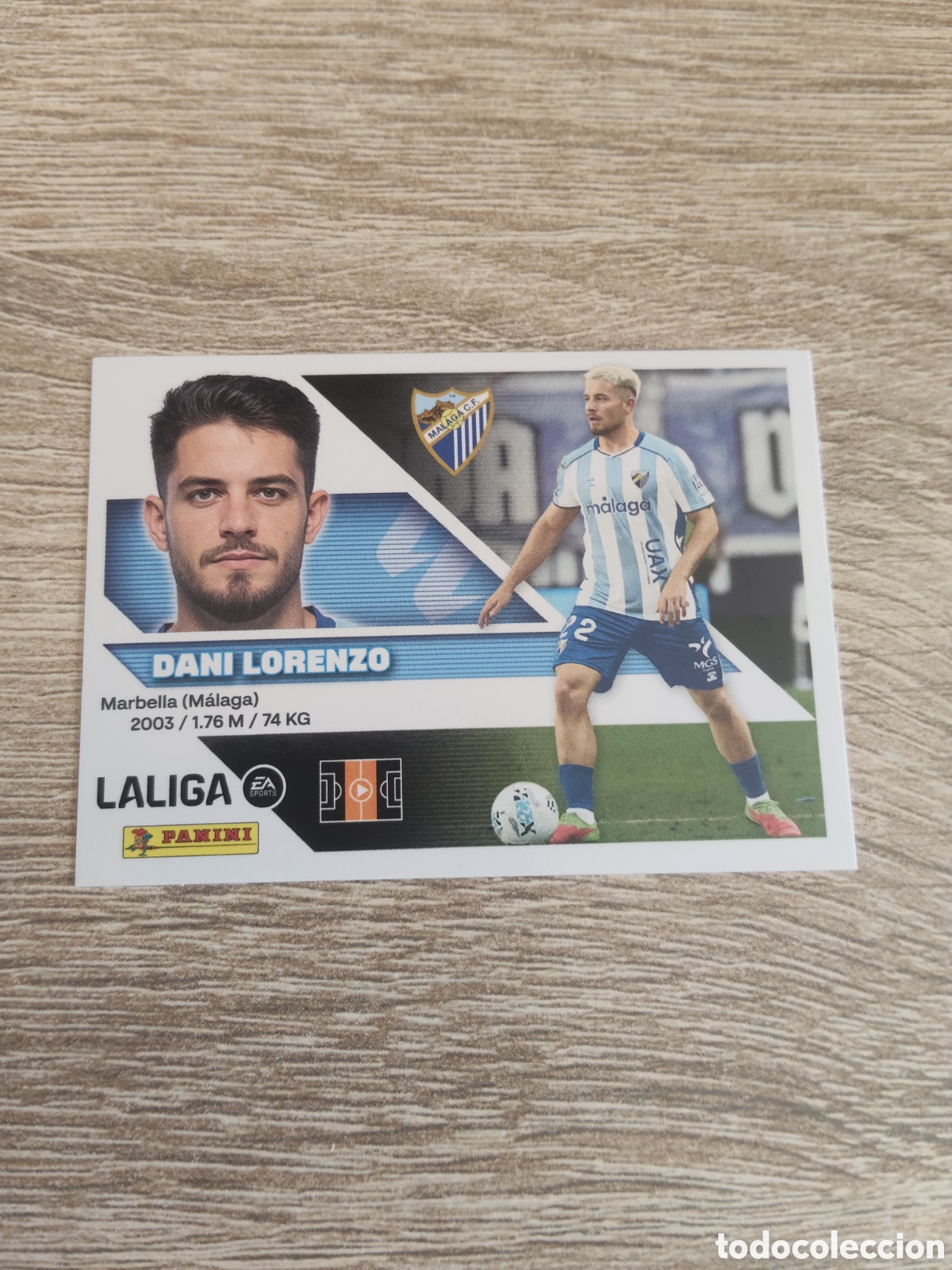 Cartes &agrave; collectionner de Football: Dani Lorenzo M&aacute;laga liga 2026 2027 26 27 ediciones este